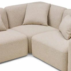 Outlet Horgans Pascal Modular Sofa 4 Seat Corner Biscuit