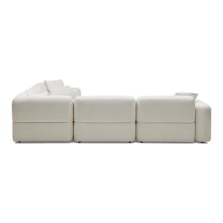 Online Horgans Pascal Modular Sofa 5 Seat Corner Ivory White