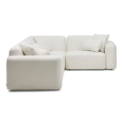 Online Horgans Pascal Modular Sofa 4 Seat Corner Ivory White