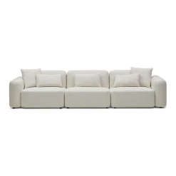 New Horgans Pascal Modular Sofa 3 Seat Ivory White