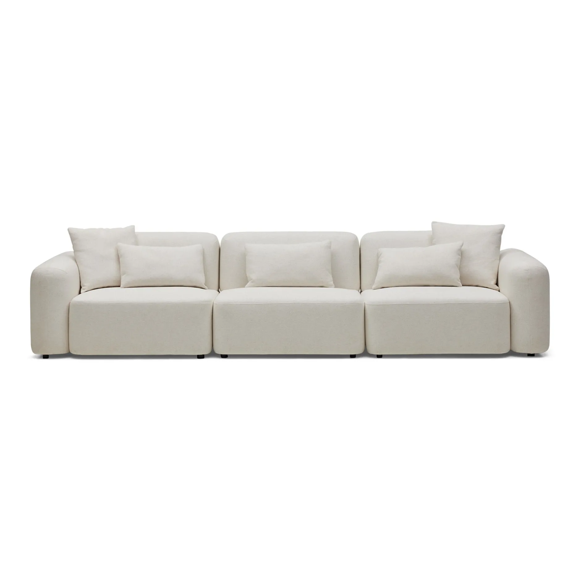 New Horgans Pascal Modular Sofa 3 Seat Ivory White