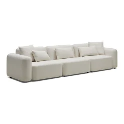 New Horgans Pascal Modular Sofa 3 Seat Ivory White