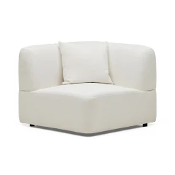 Hot Horgans Pascal Sofa Corner Ivory White