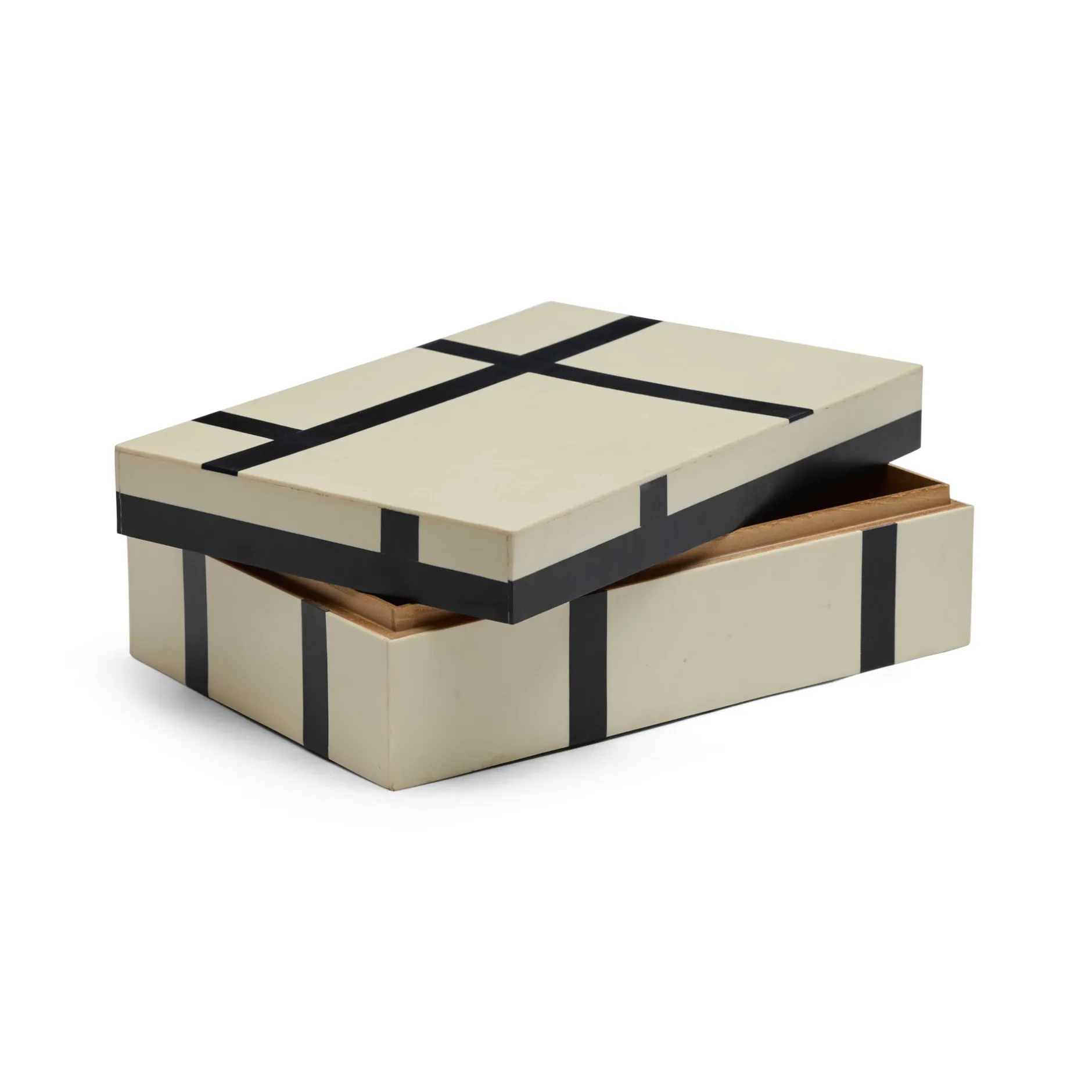 Online Horgans Pela Resin Box Cream & Black