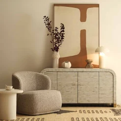 Fashion Horgans Petra Occasional Chair Burmese Grey