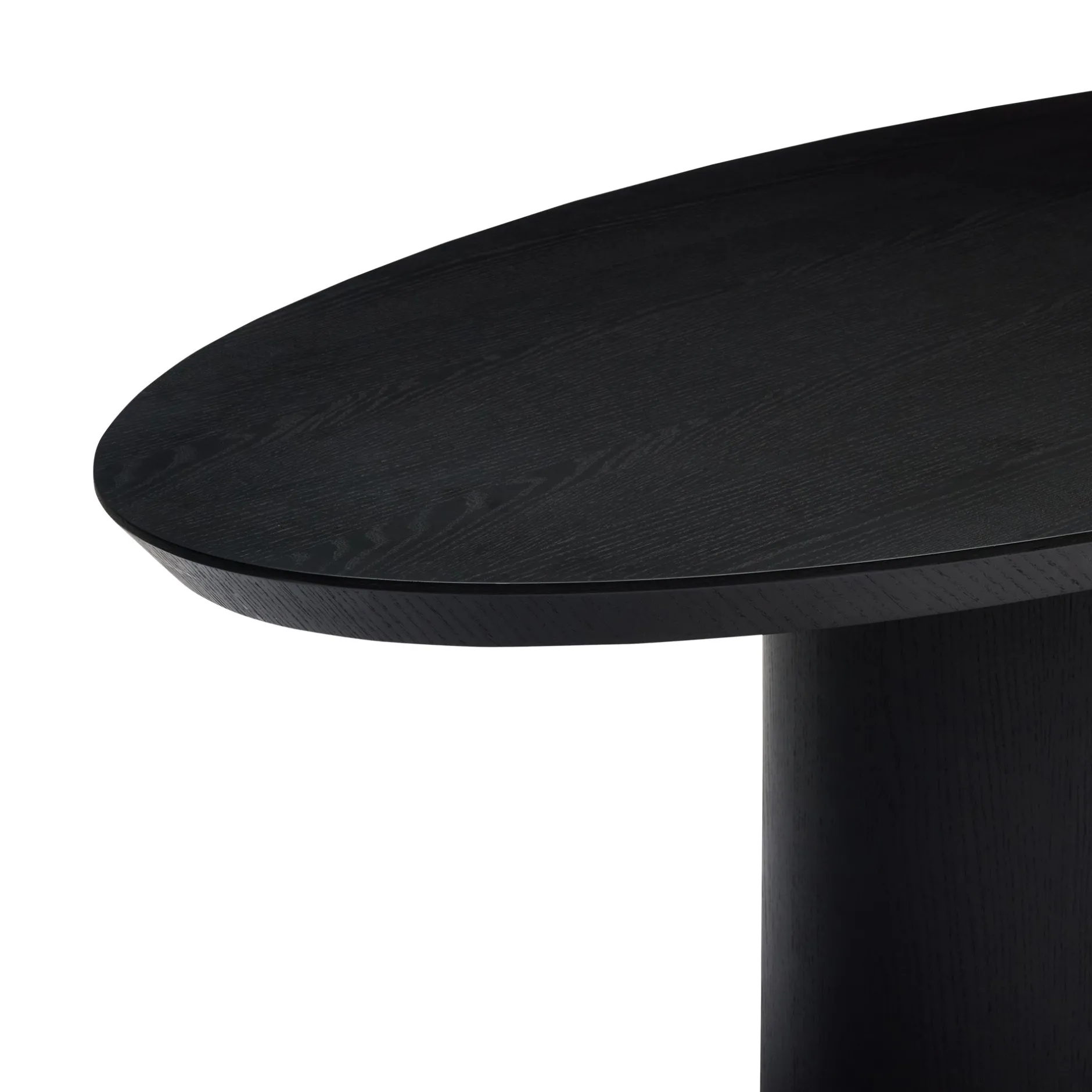 Fashion Horgans Pippa Oval Dining Table Medium Black