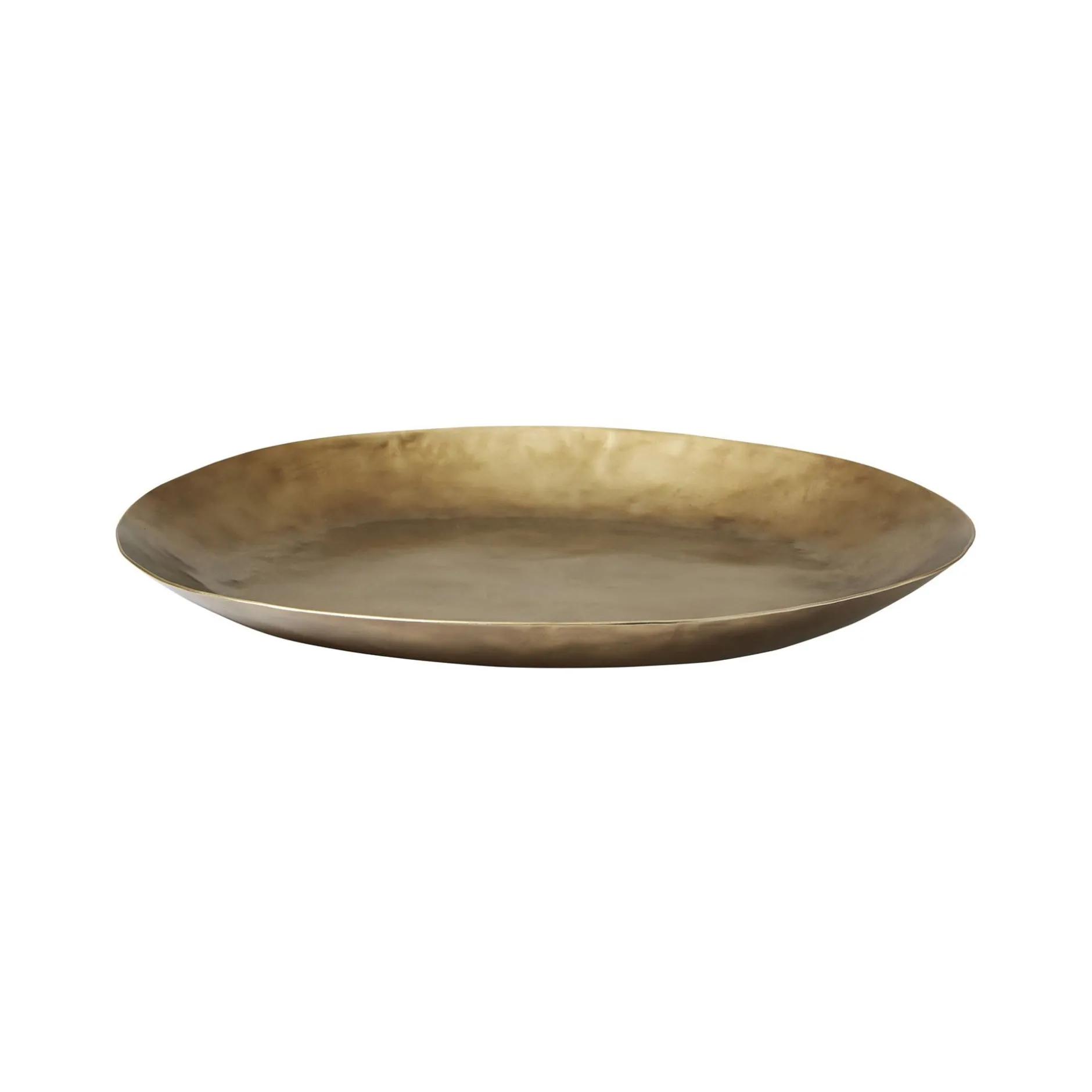Best Horgans Randel Oval Dish Large Antique Brass