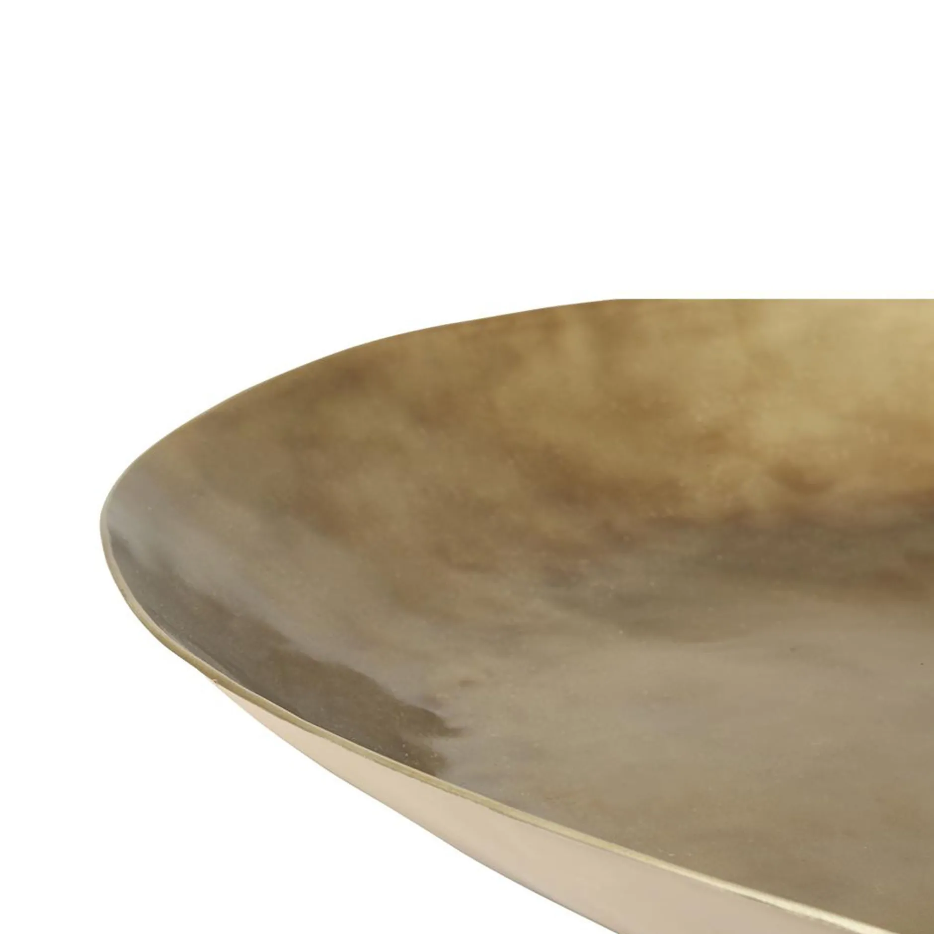 Best Horgans Randel Oval Dish Large Antique Brass