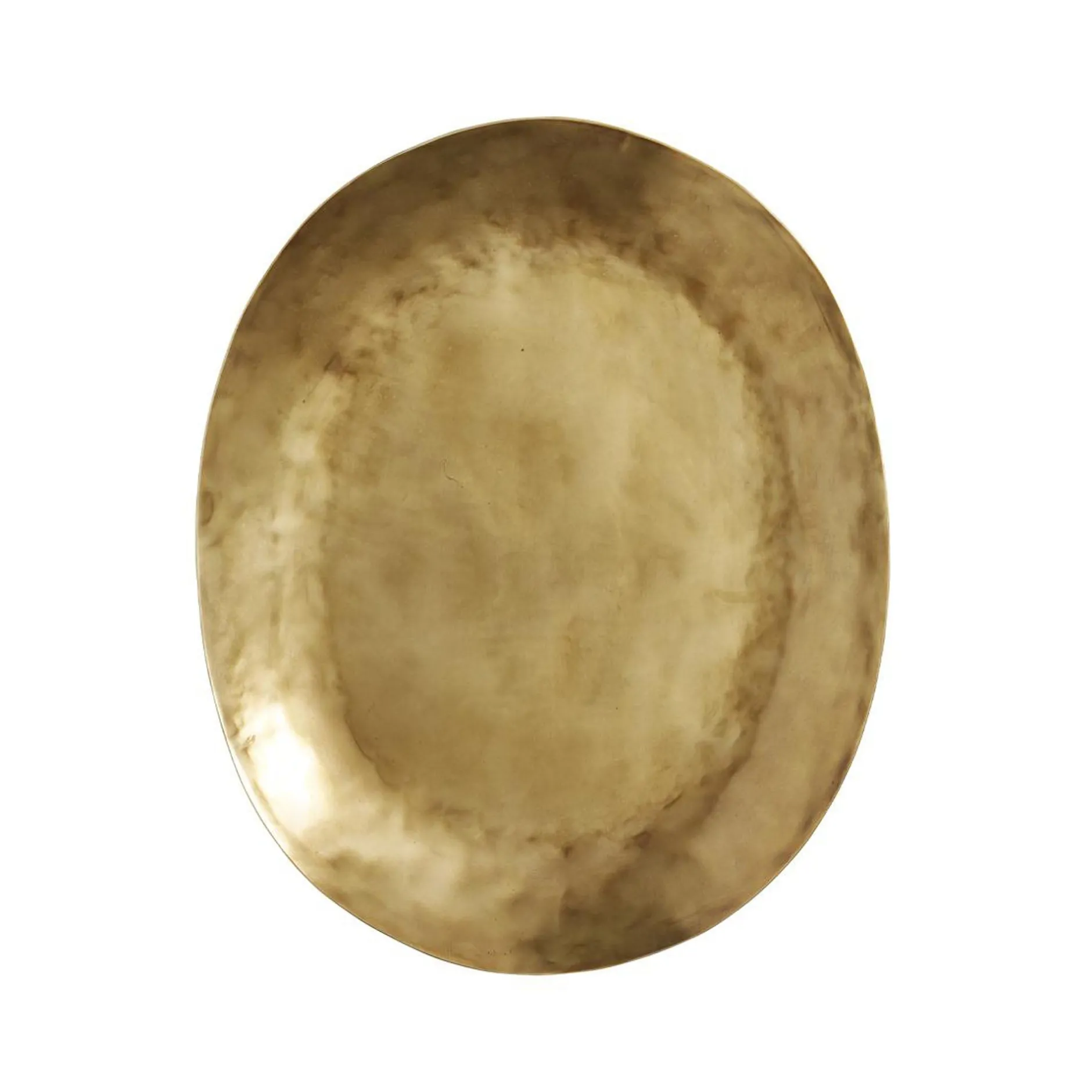 Best Horgans Randel Oval Dish Large Antique Brass
