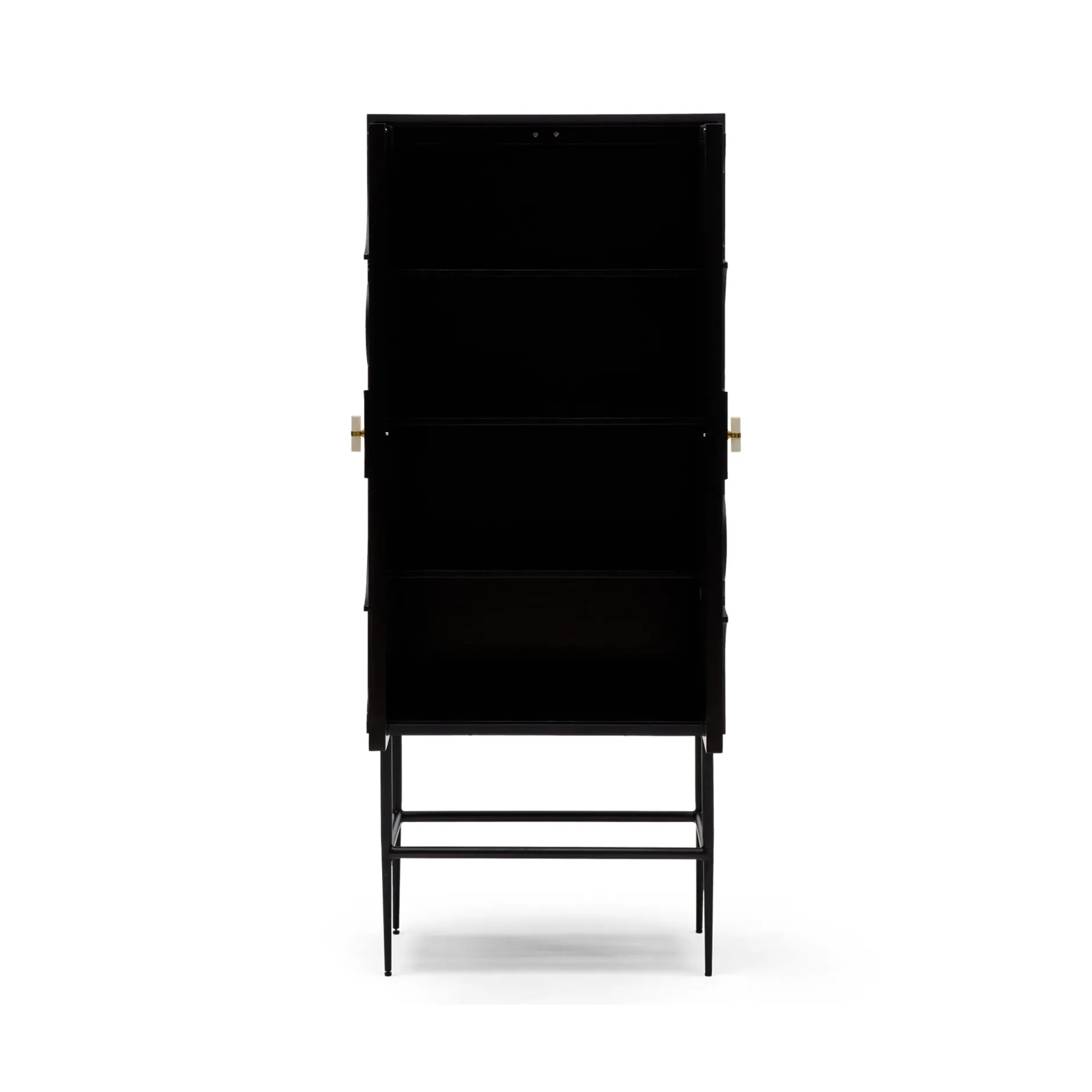 New Horgans Rives Bone Inlay Cabinet Black