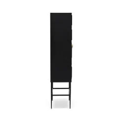 New Horgans Rives Bone Inlay Cabinet Black