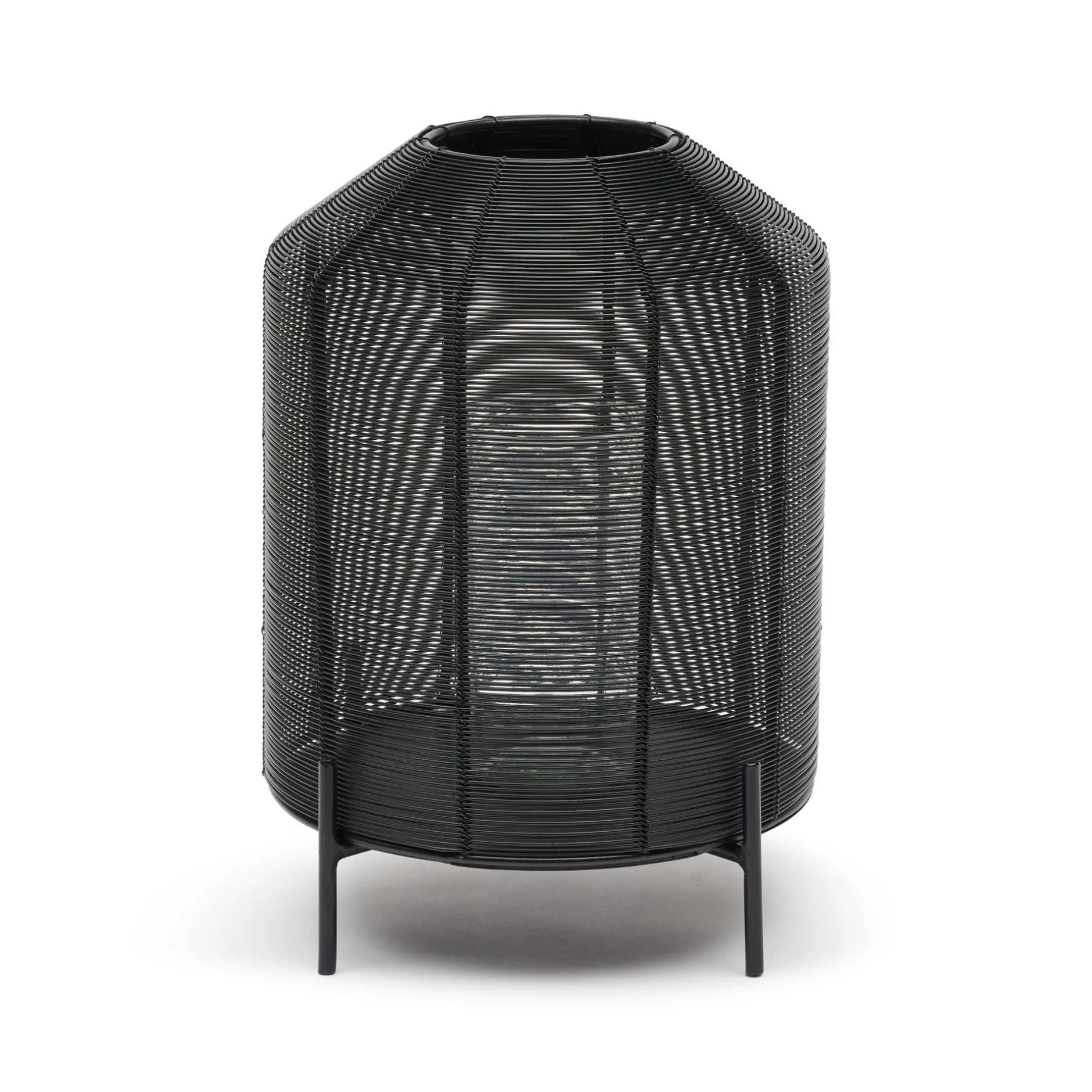 Best Horgans Rumi Hurricane Lantern Matte Black