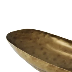 Hot Horgans Runi Long Dish Medium Antique Brass