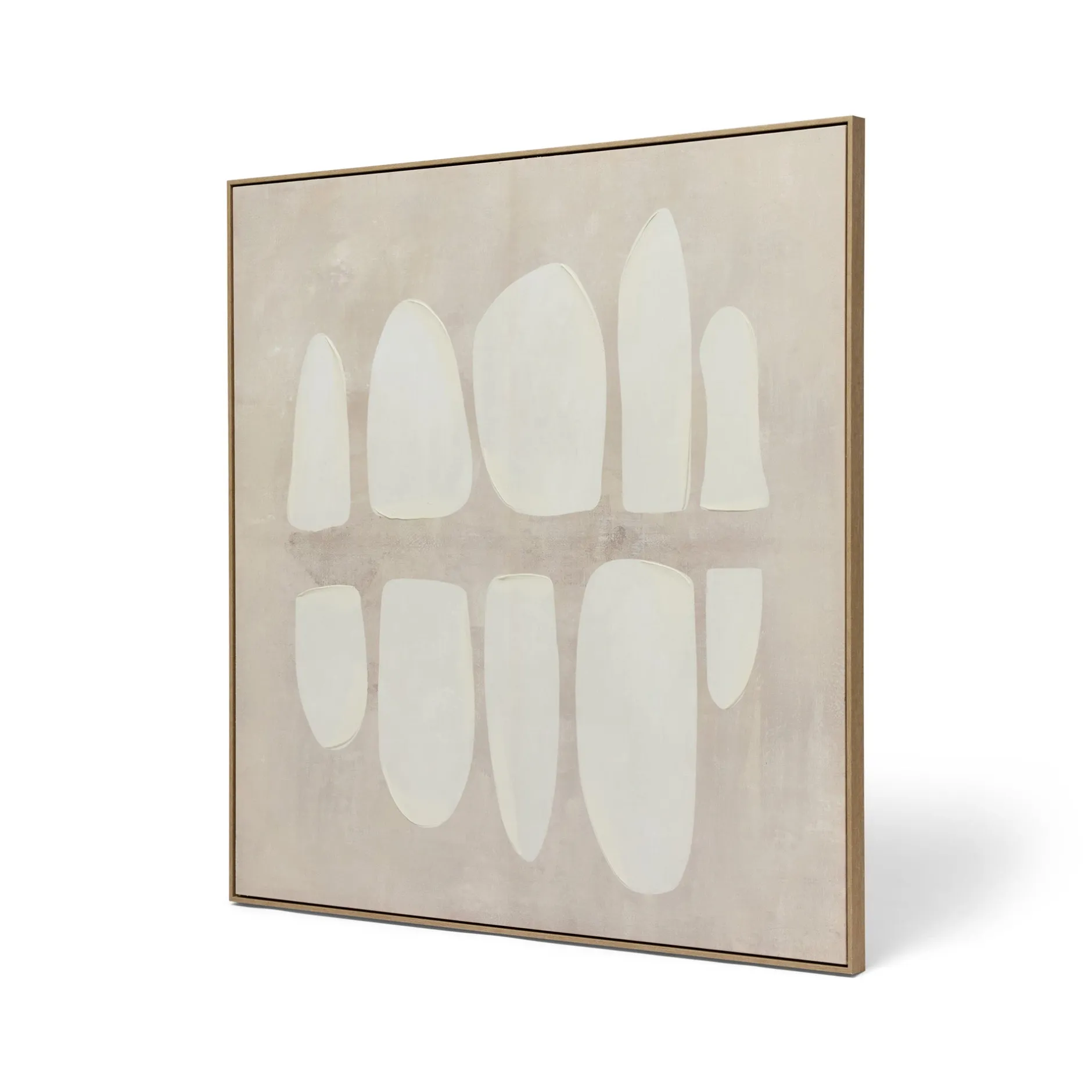 Online Horgans Sabe Framed Wall Art Cream & Natural