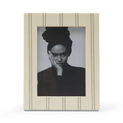 Discount Horgans Sami Photo Frame 5 x 7 Cream & Brass