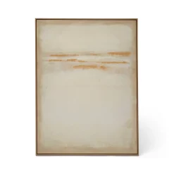 Clearance Horgans Sander Framed Wall Art Set Cream & White