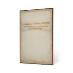 Clearance Horgans Sander Framed Wall Art Set Cream & White