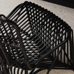 Outlet Horgans Sardi Dining Chair Black Rattan