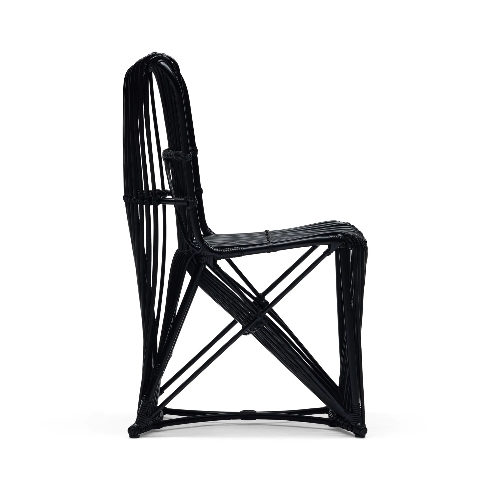 Outlet Horgans Sardi Dining Chair Black Rattan