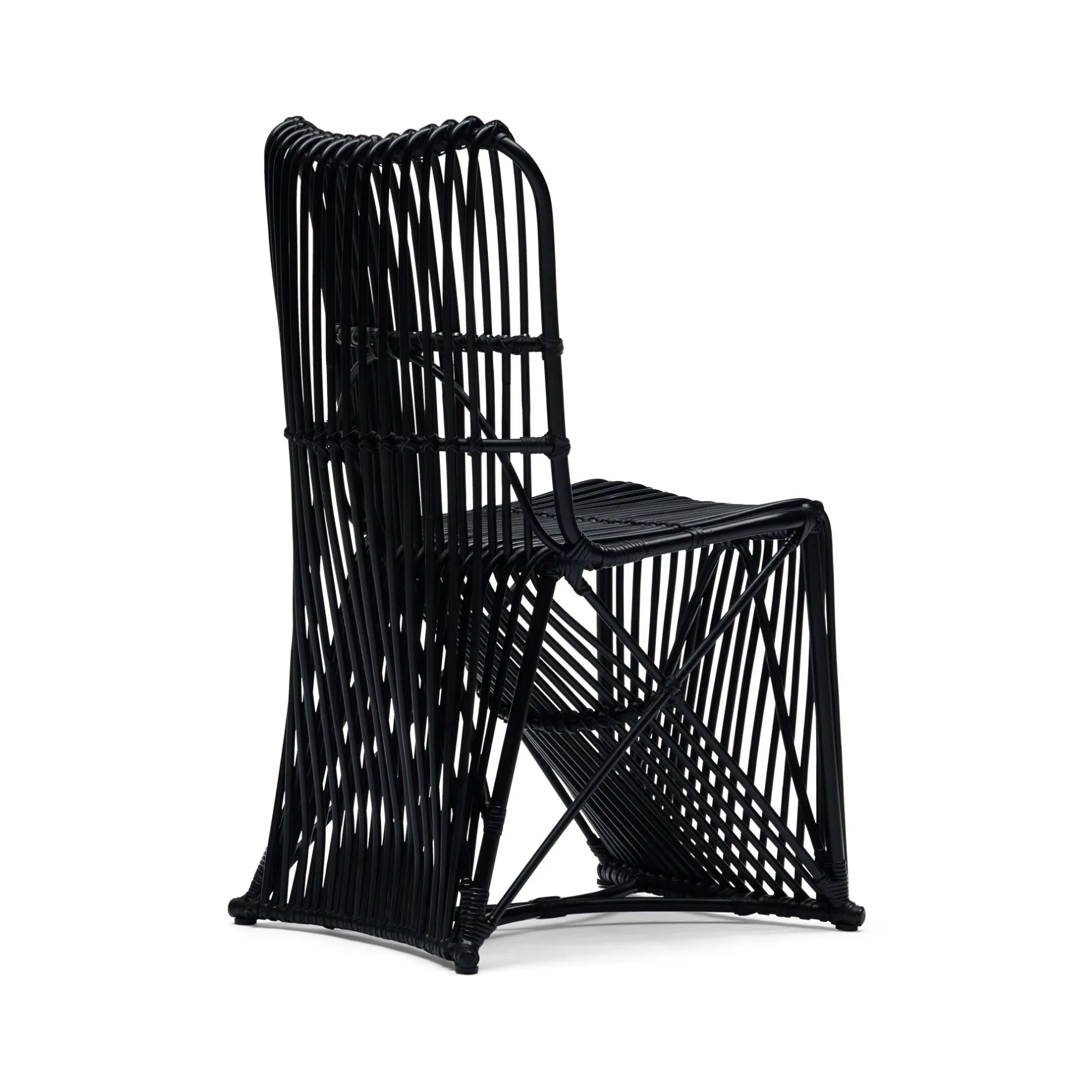 Outlet Horgans Sardi Dining Chair Black Rattan
