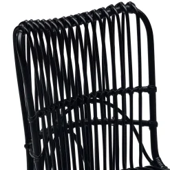 Outlet Horgans Sardi Dining Chair Black Rattan