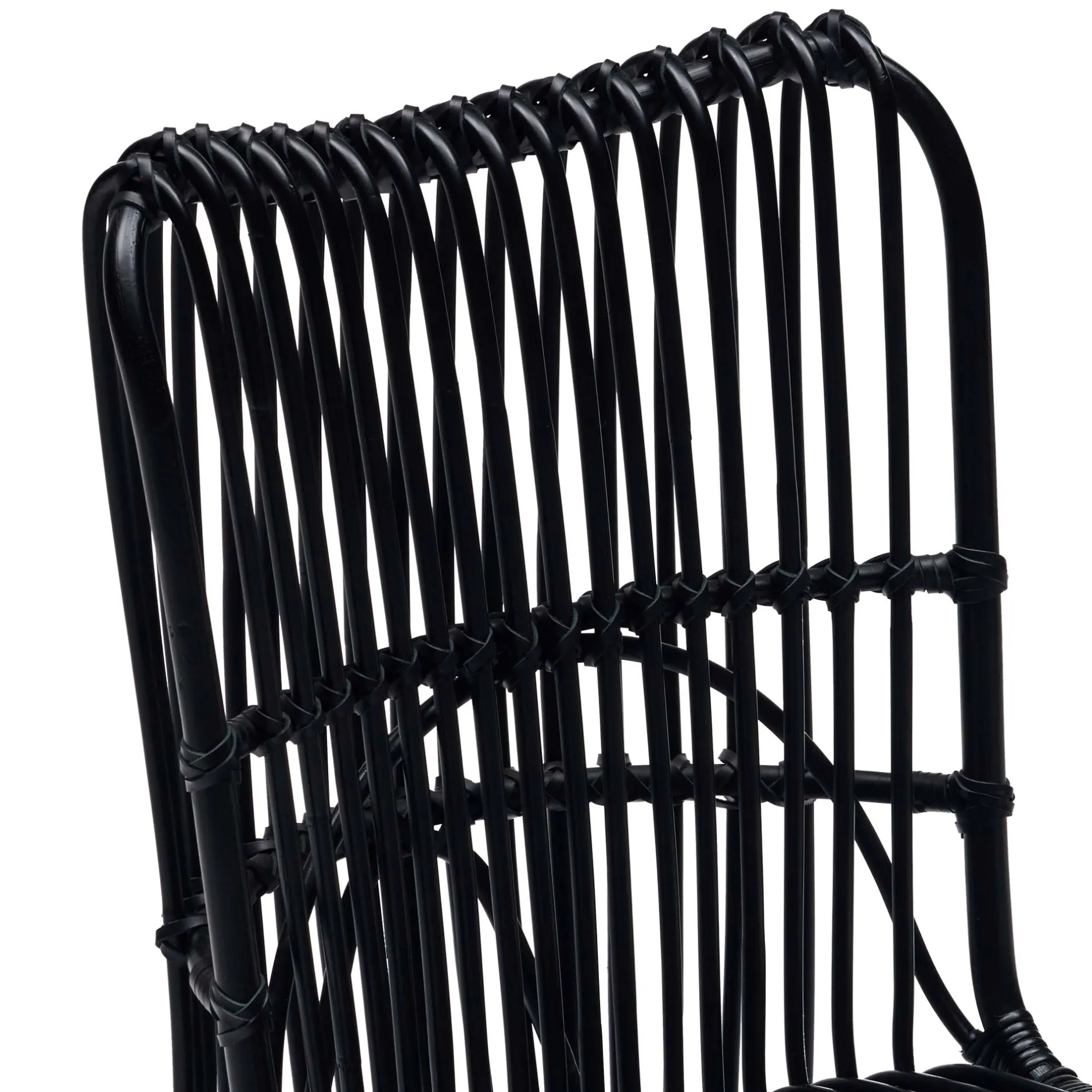 Outlet Horgans Sardi Dining Chair Black Rattan