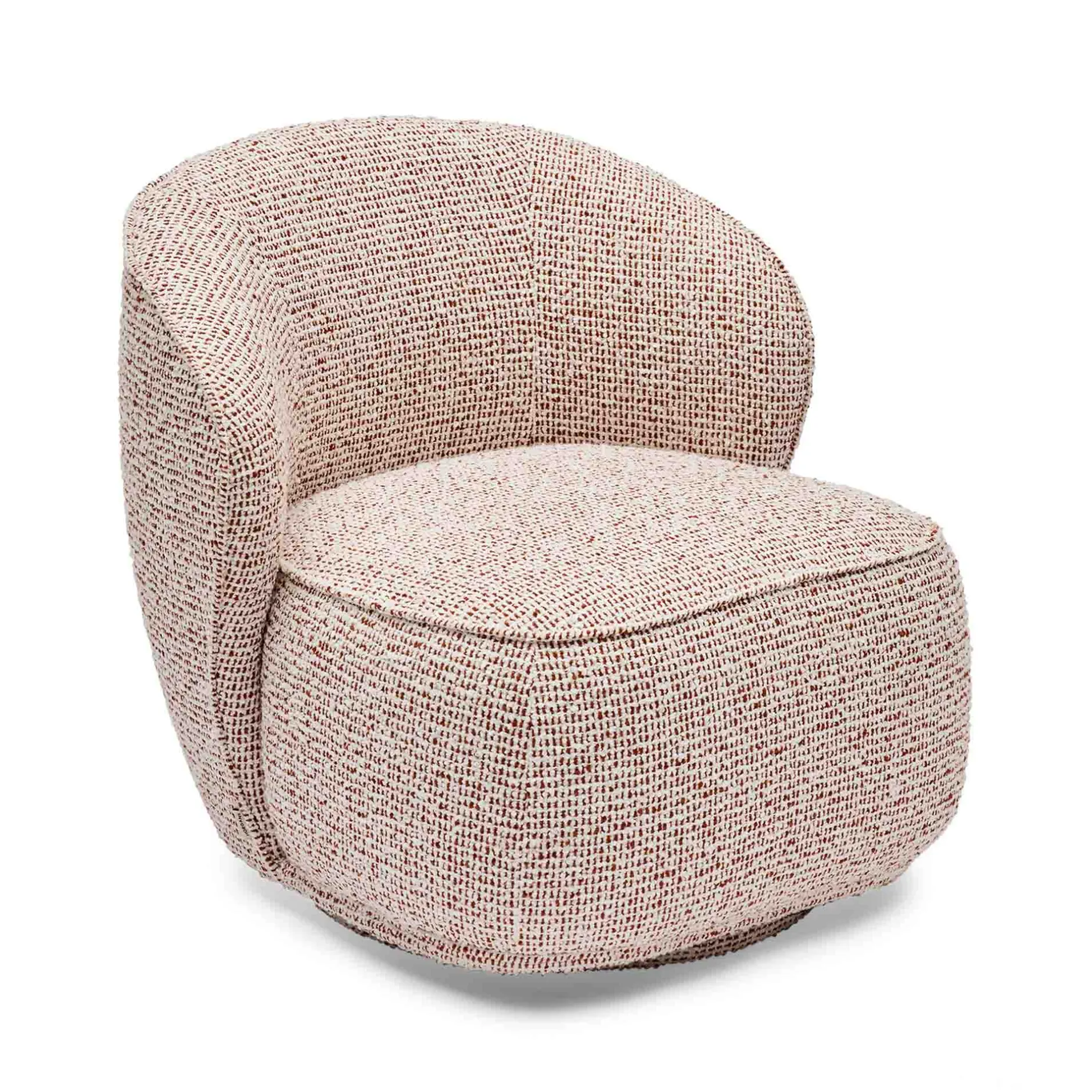 Clearance Horgans Saskia Swivel Chair Terracotta
