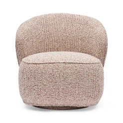 Clearance Horgans Saskia Swivel Chair Terracotta