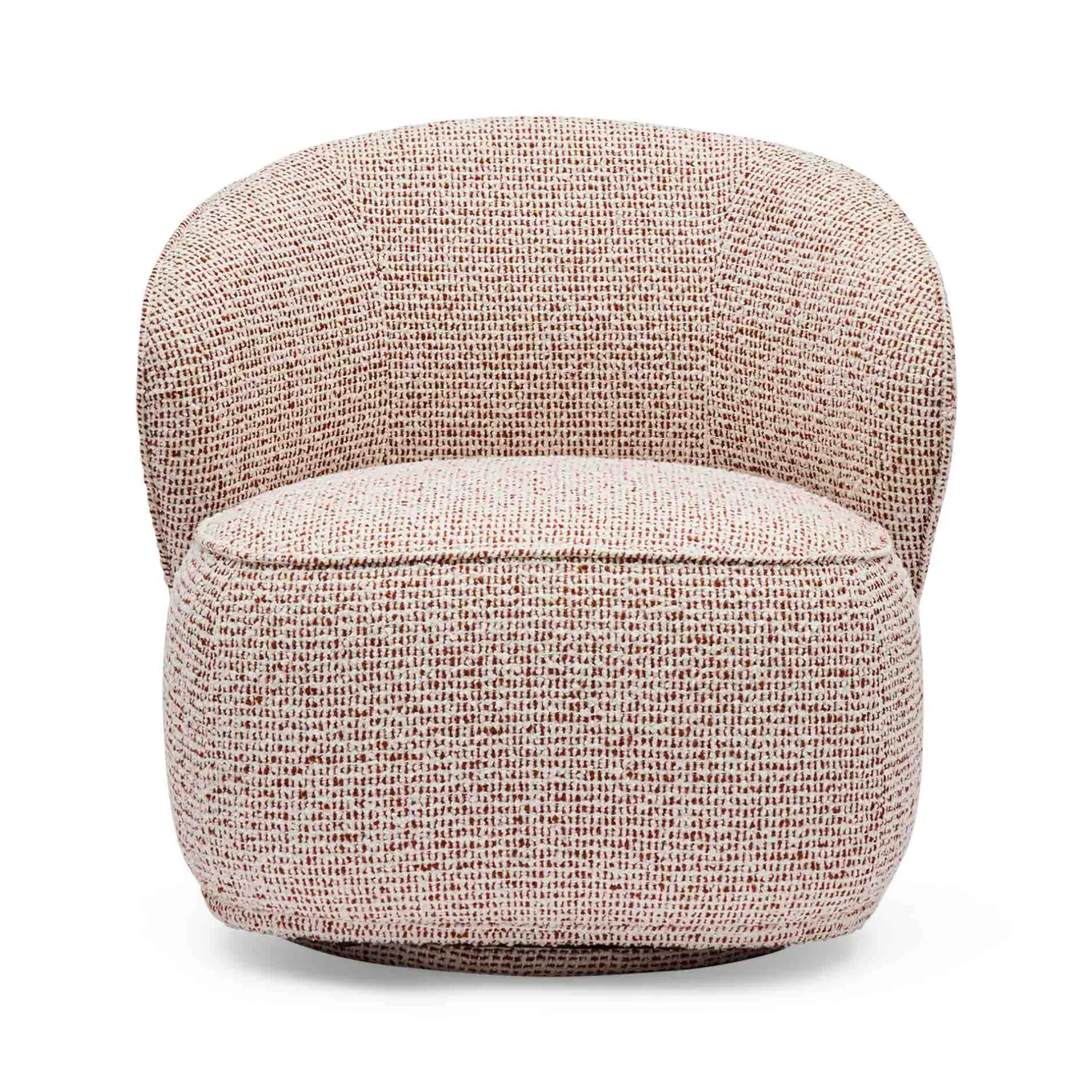 Clearance Horgans Saskia Swivel Chair Terracotta