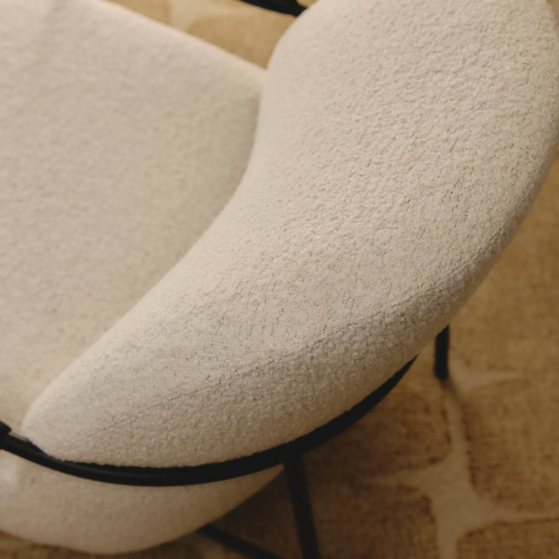 Clearance Horgans Sen Occasional Chair Flecked Cream