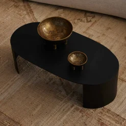 Sale Horgans Sigrid Oval Coffee Table Black