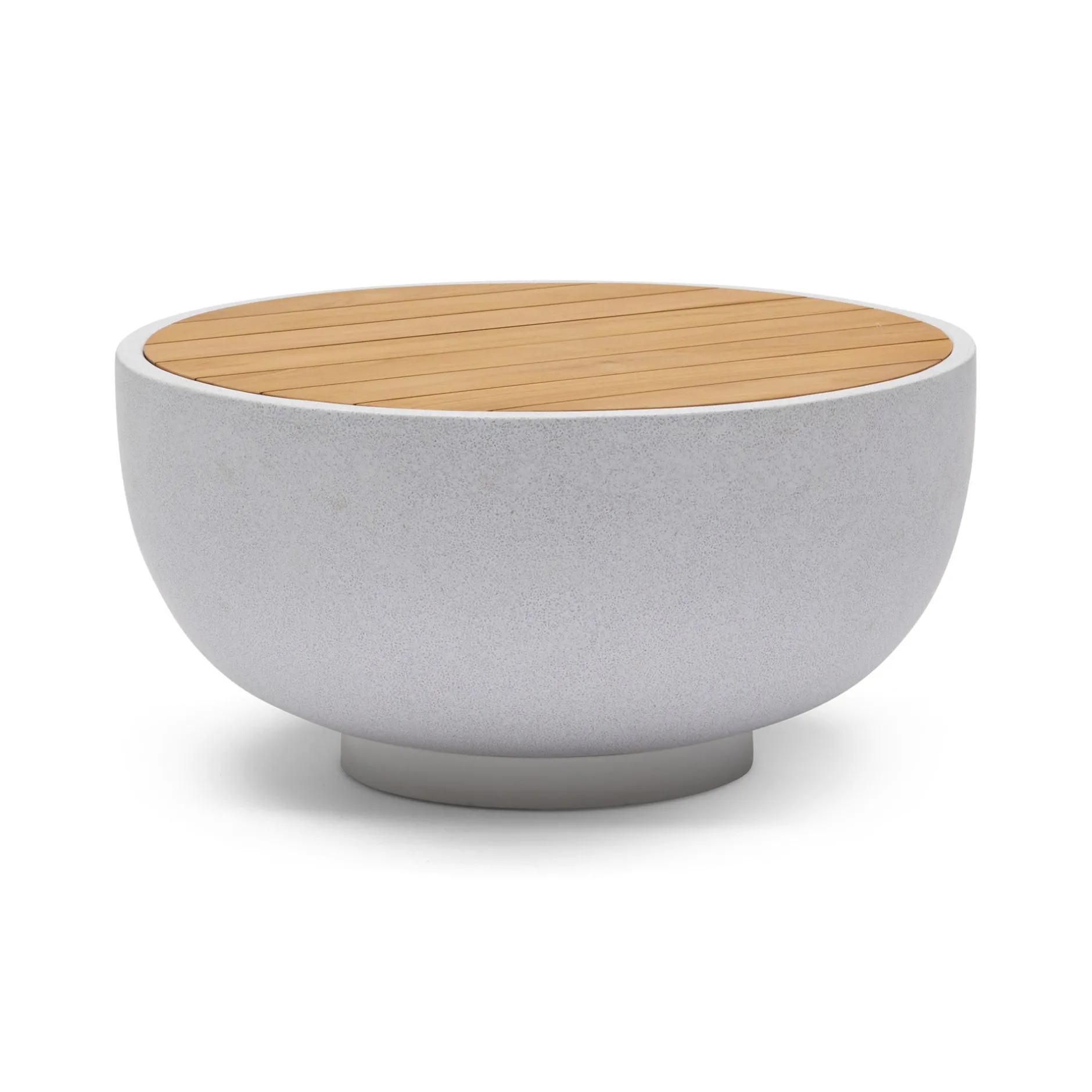 Outlet Horgans Soma Outdoor Coffee Table White White & Natural