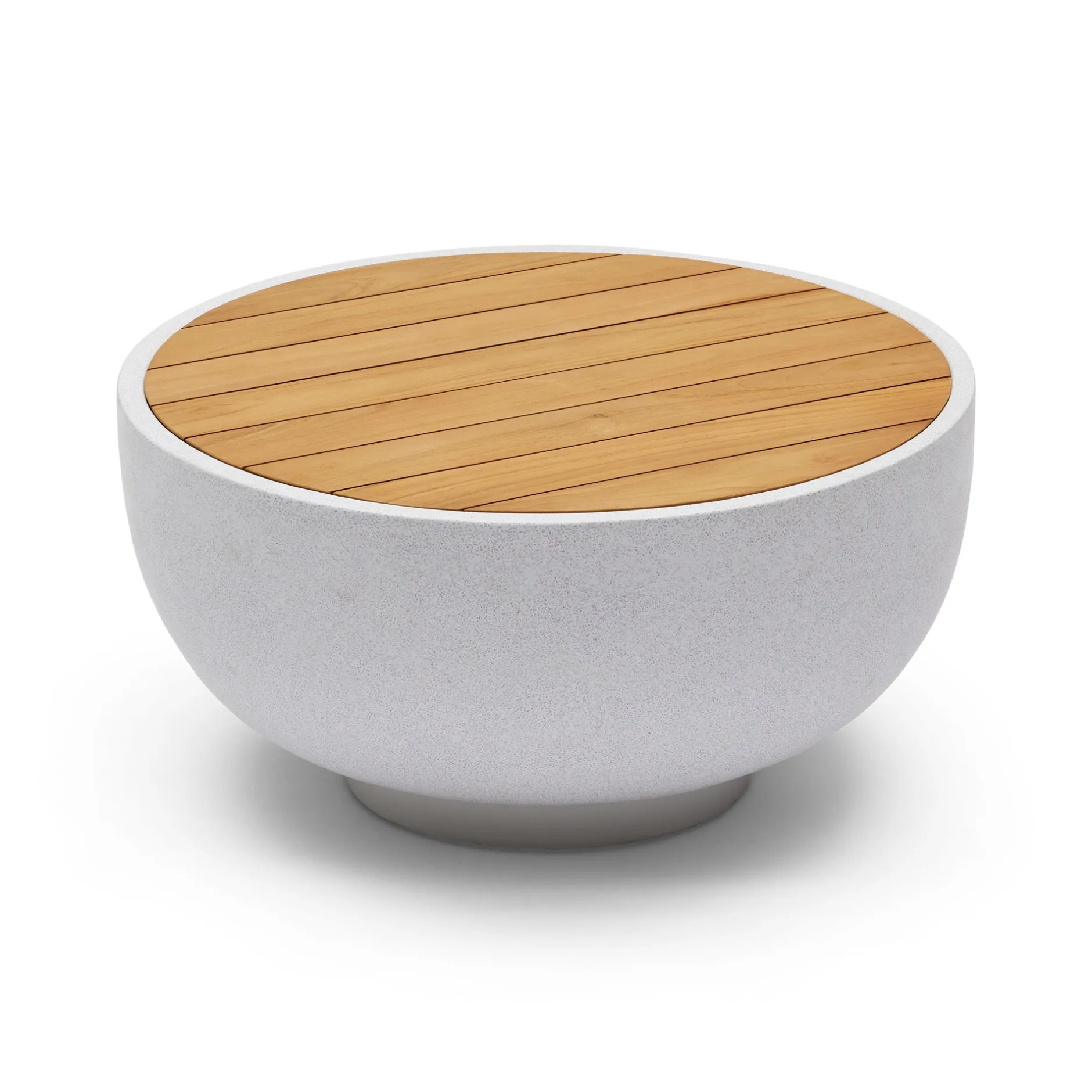 Outlet Horgans Soma Outdoor Coffee Table White White & Natural