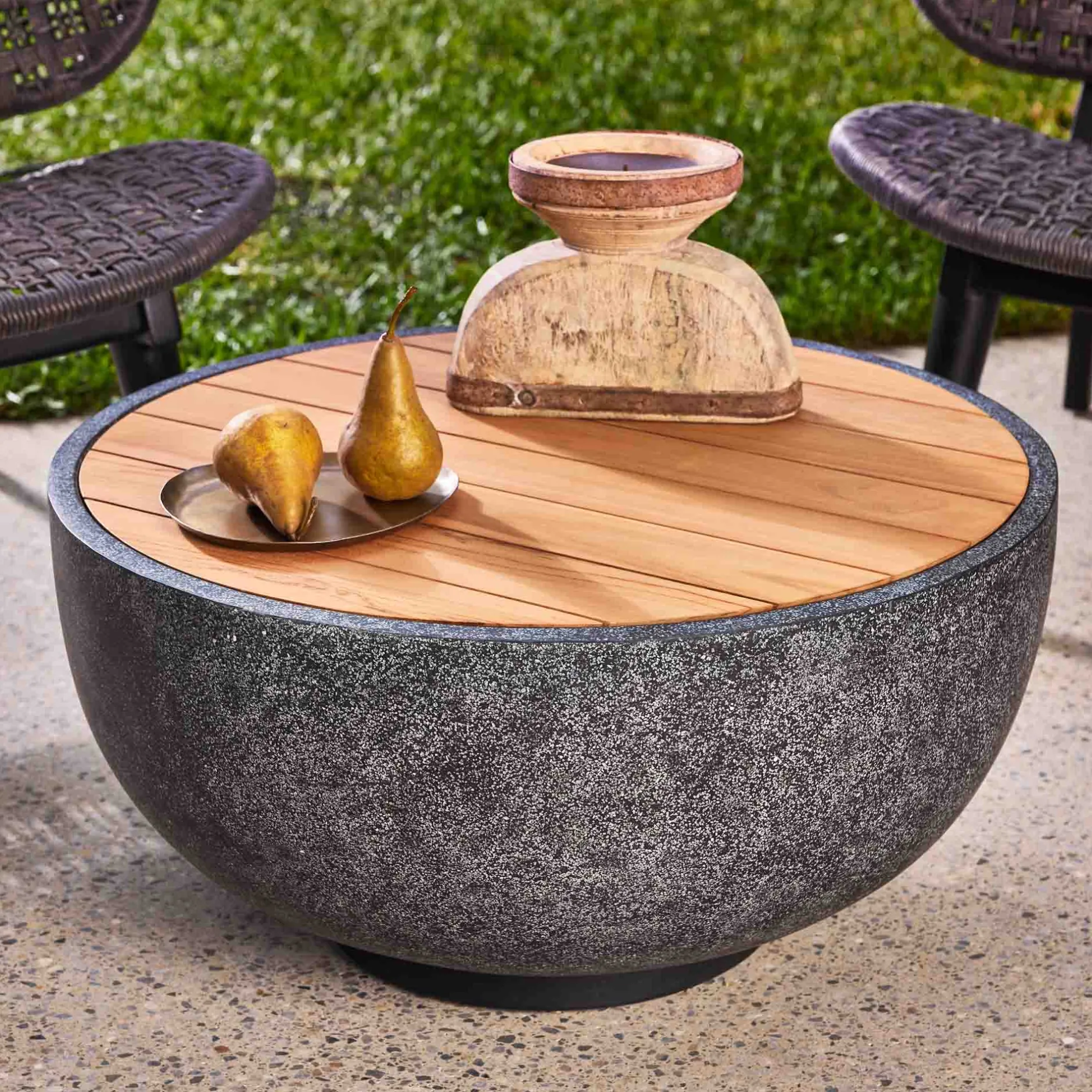 Best Horgans Soma Outdoor Coffee Table Black