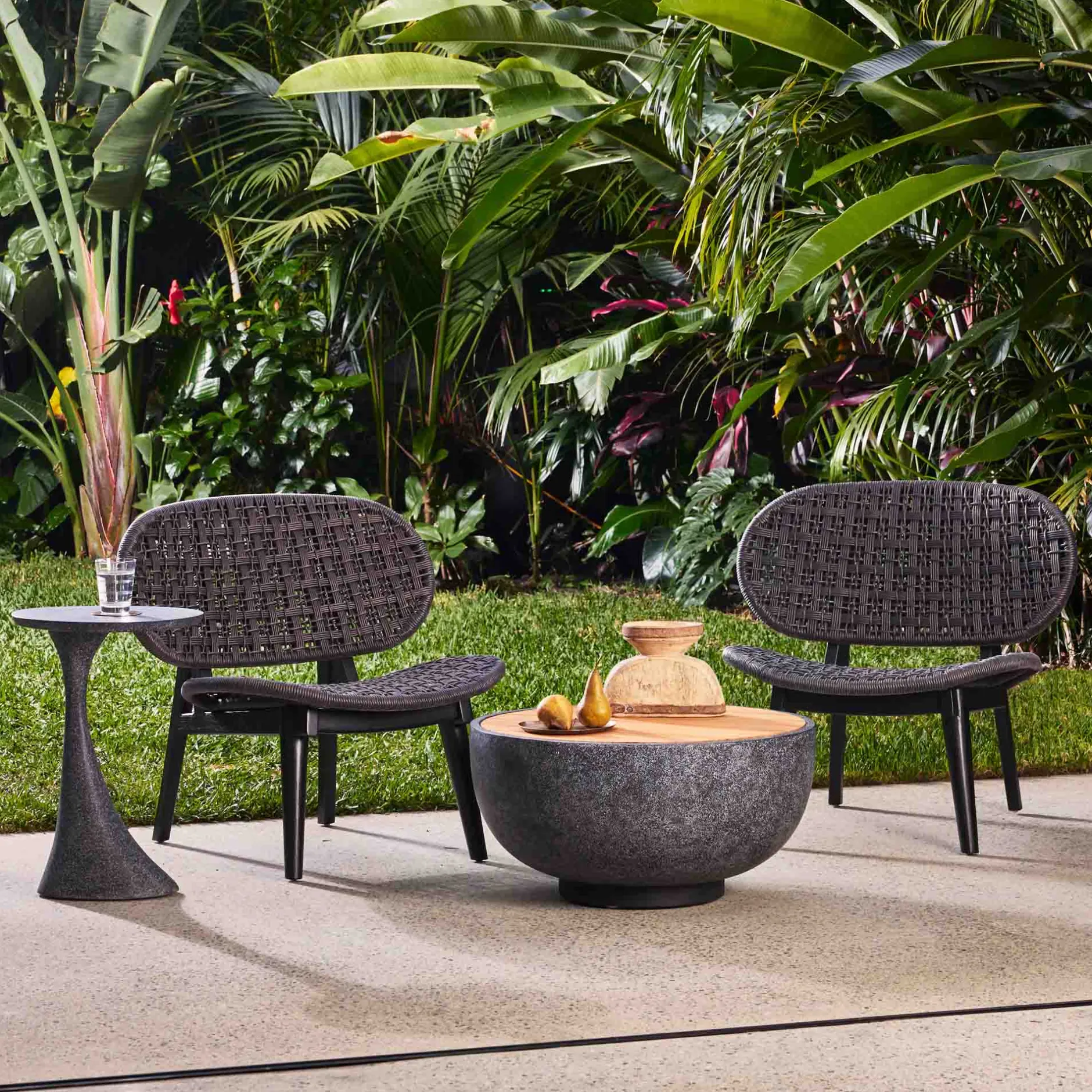 Best Horgans Soma Outdoor Coffee Table Black
