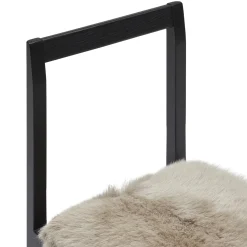 Online Horgans Subo Dining Chair Goat Skin Grey