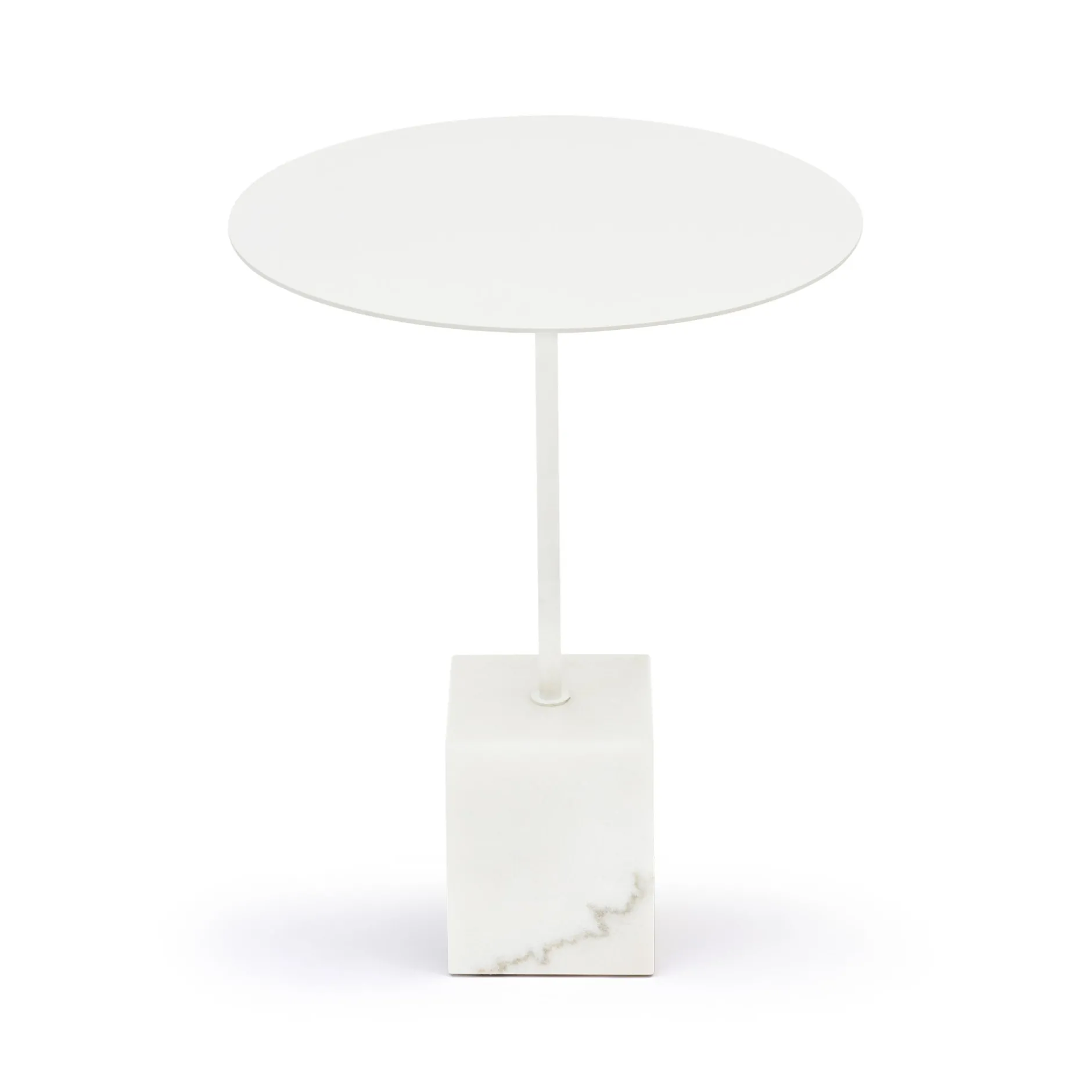 Best Horgans Suri Side Table Marble White