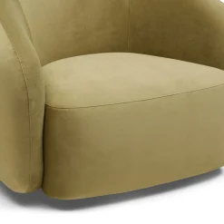 Discount Horgans Taite Swivel Chair Sage Sage Velvet