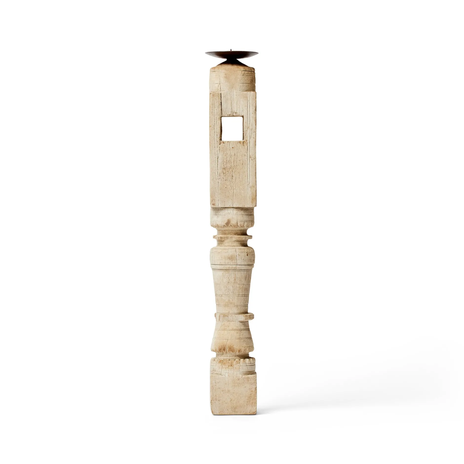 New Horgans Tambiku Candleholder Bleached Wood