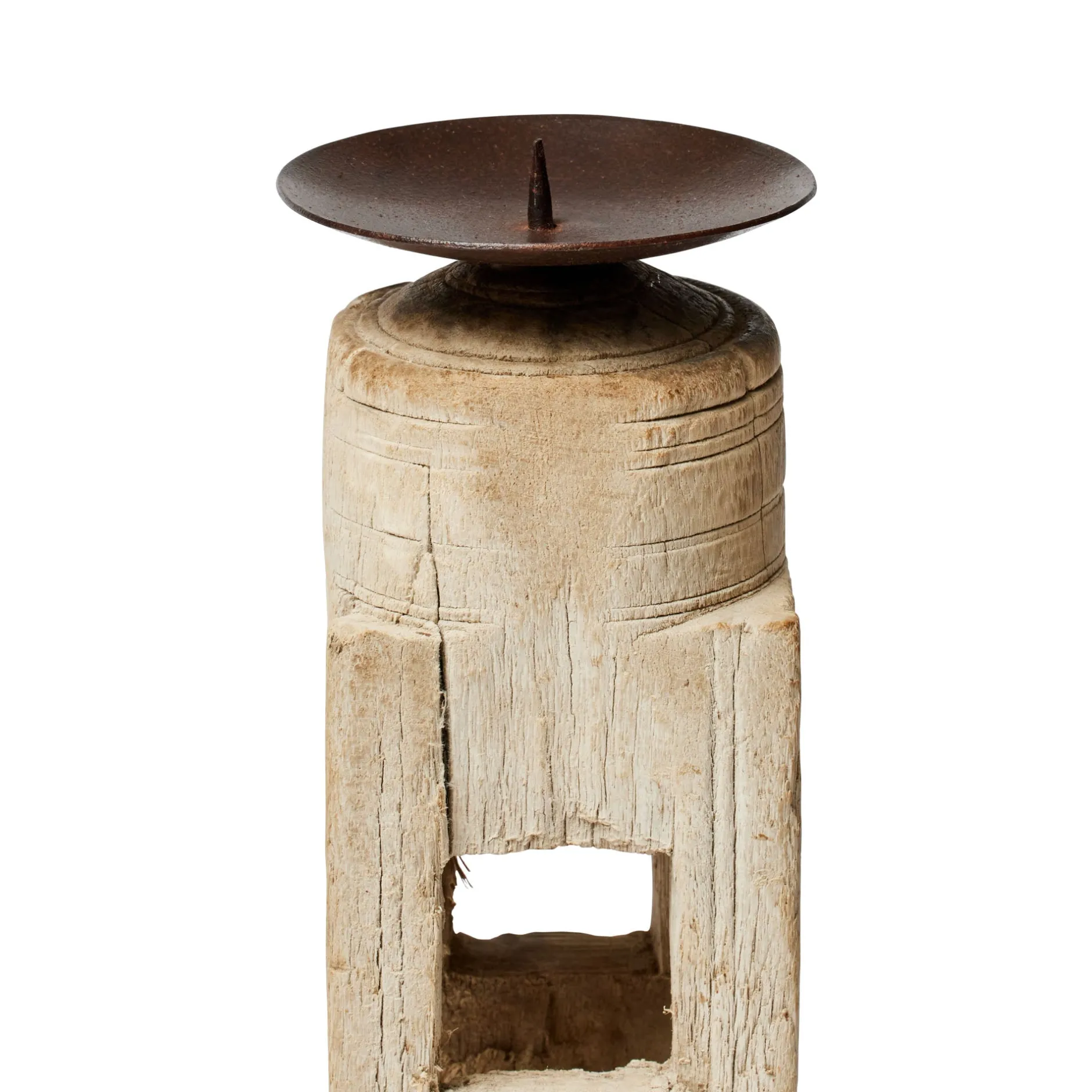 New Horgans Tambiku Candleholder Bleached Wood