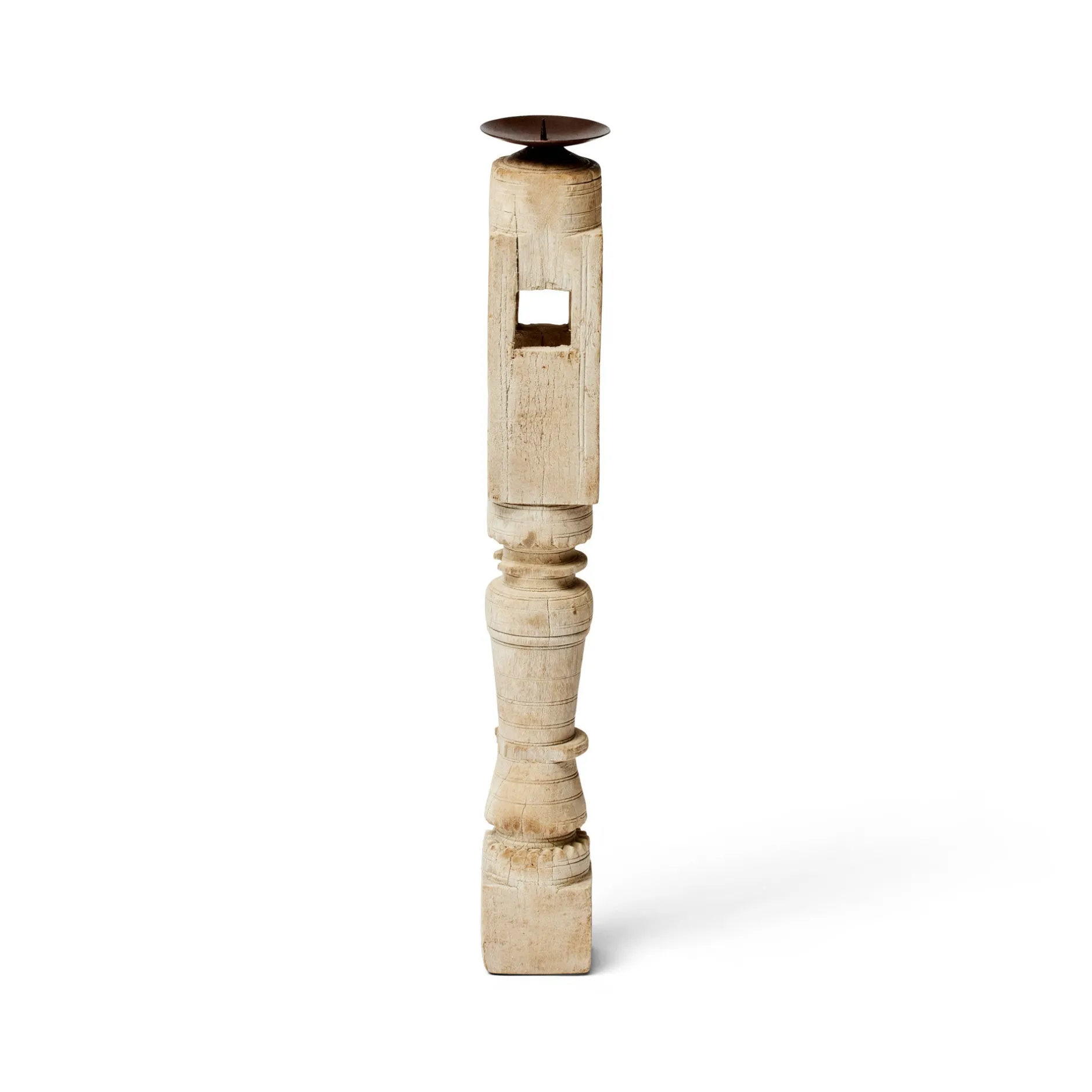New Horgans Tambiku Candleholder Bleached Wood