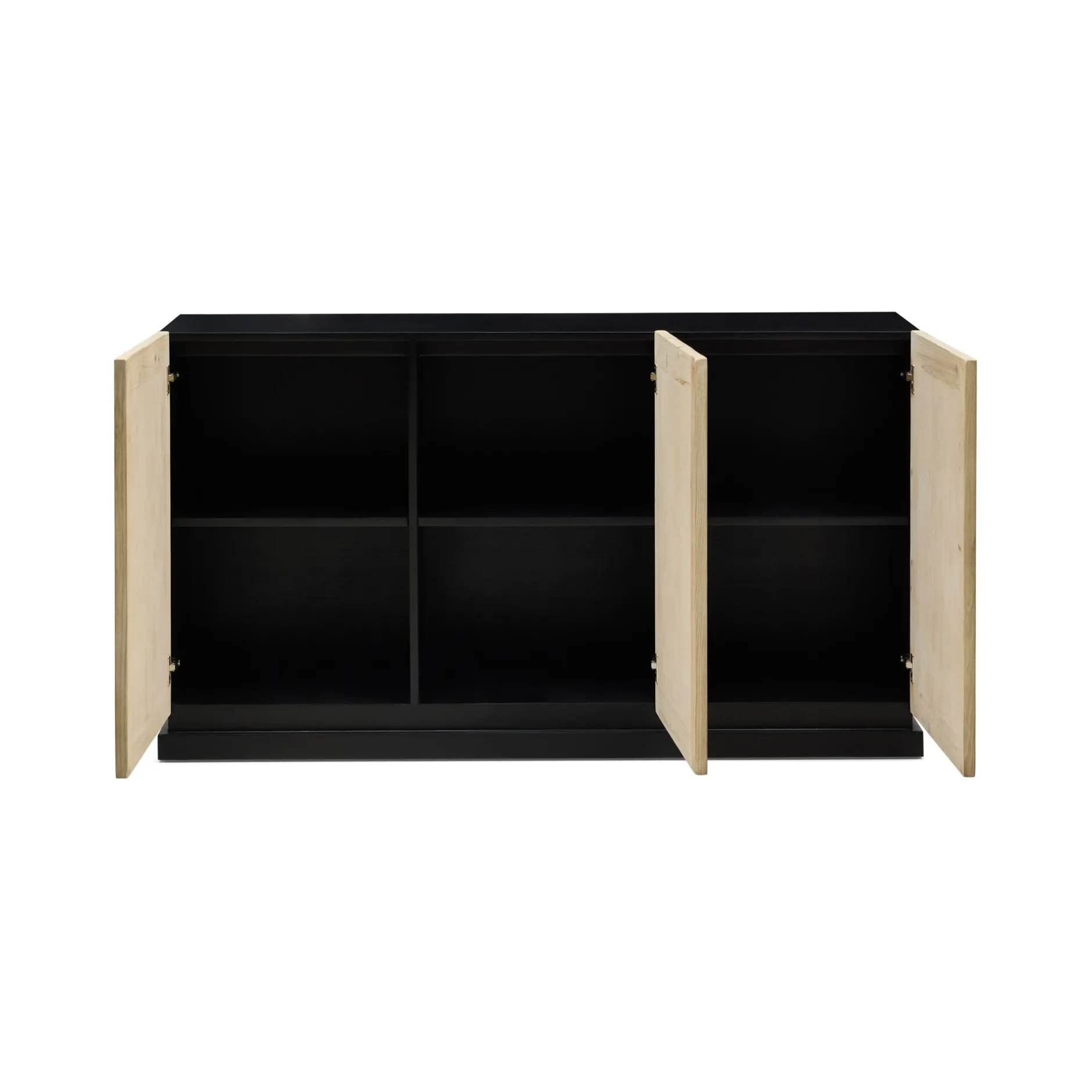 Sale Horgans Theo Sideboard White Wash & Black