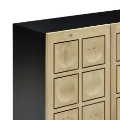 Sale Horgans Theo Sideboard White Wash & Black