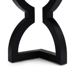 Fashion Horgans Theodore Console Satin Black Satin Black Oak