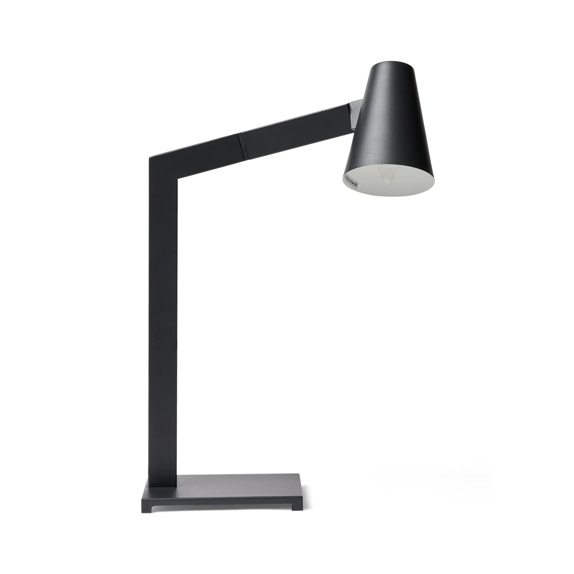 Outlet Horgans Tilt Table Lamp Black