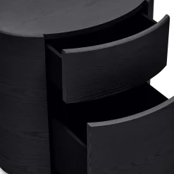 Sale Horgans Veda Oval Bedside Ash Black