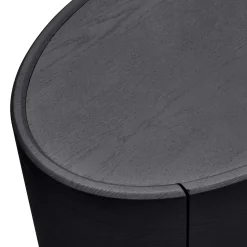 Sale Horgans Veda Oval Bedside Ash Black