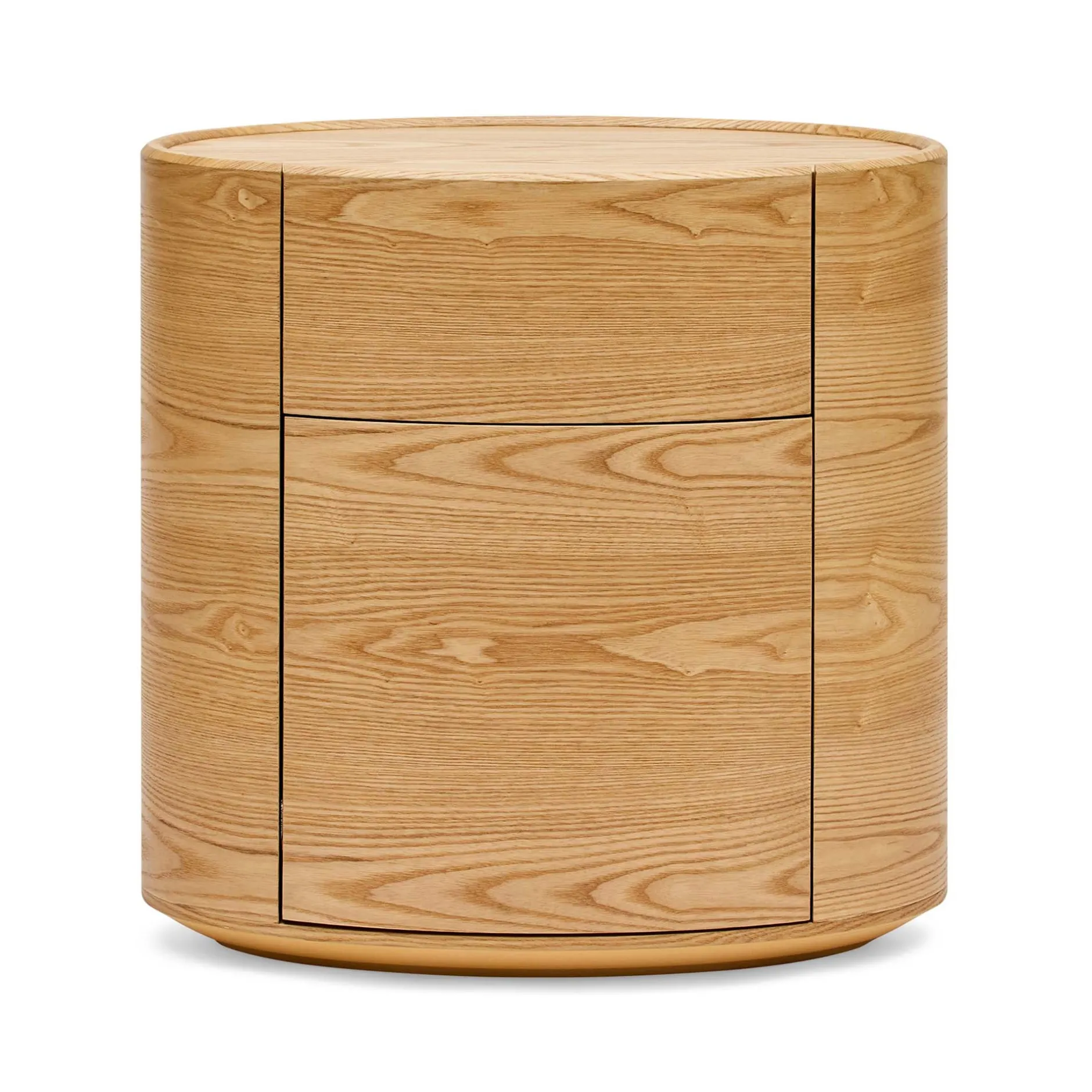 Fashion Horgans Veda Oval Bedside Ash Natural