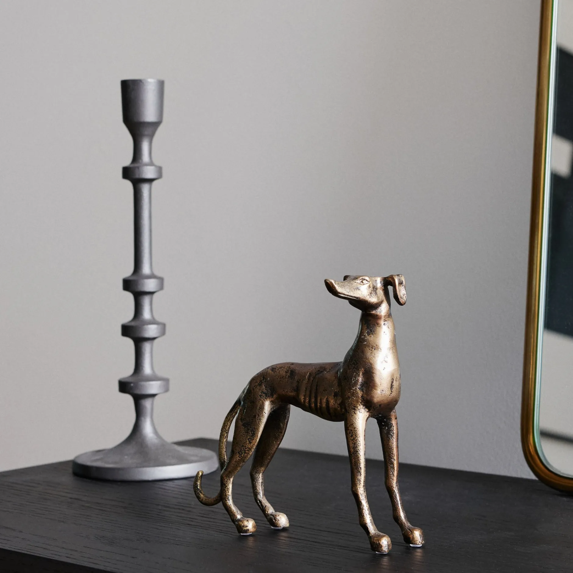 Fashion Horgans Watson Candleholder Black Medium Matte Black