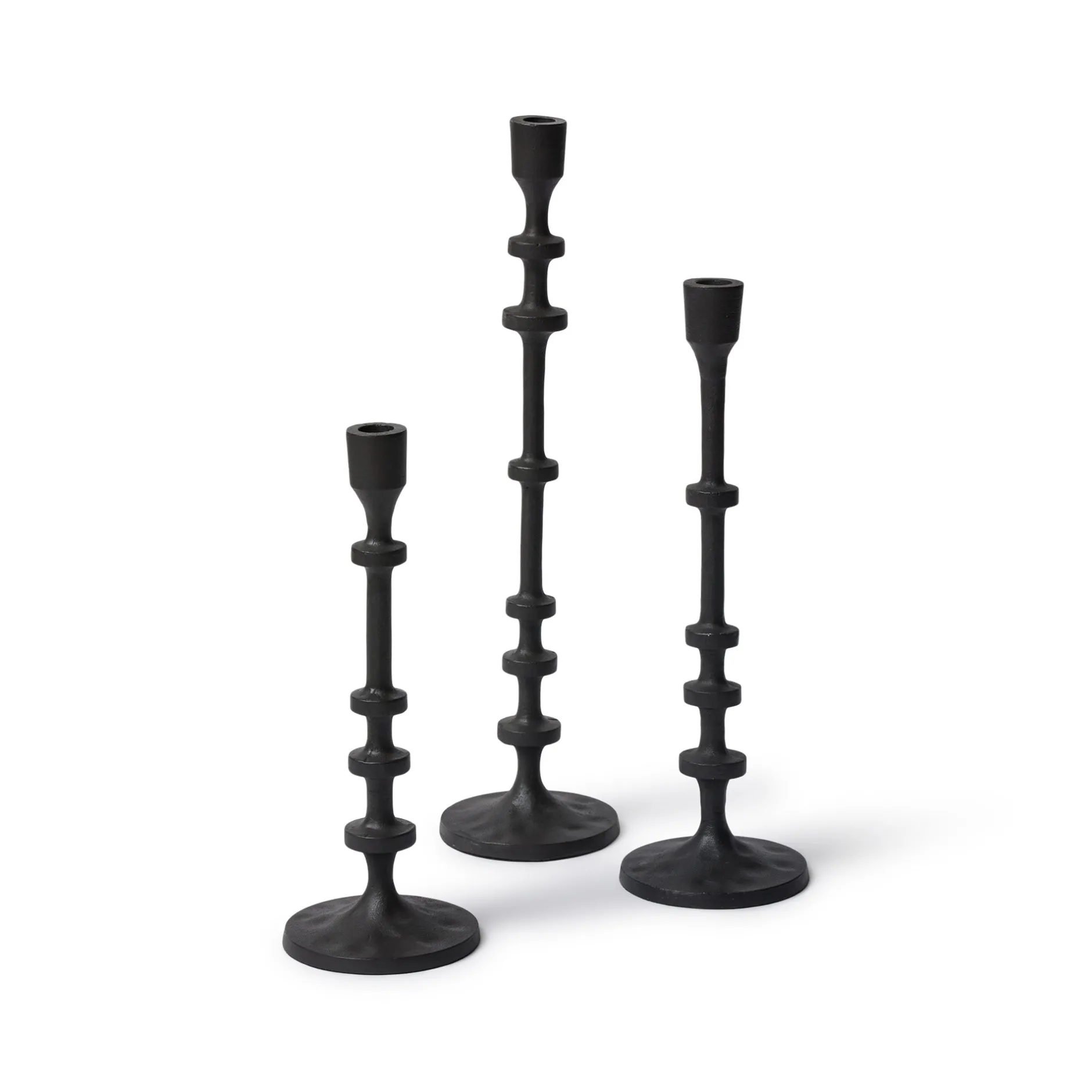 Fashion Horgans Watson Candleholder Black Medium Matte Black